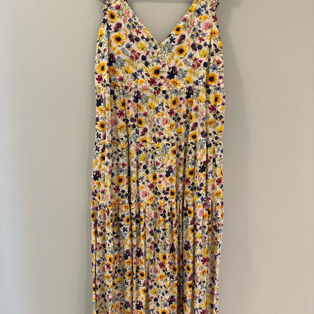 Old Navy XL Vibrant Floral V-Neck Dress